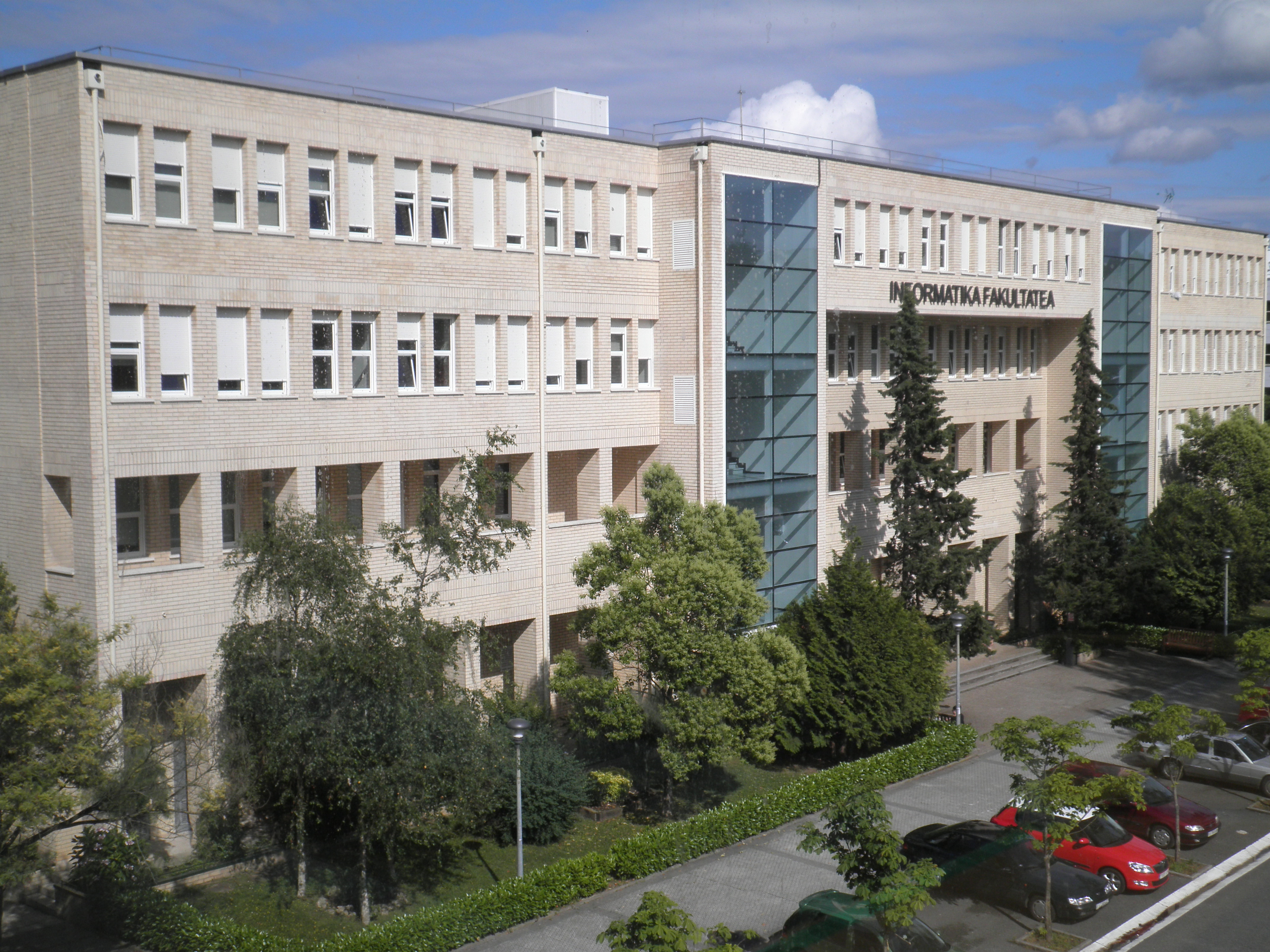 Imagen de la facultad de informática de la UPV/EHU Donostia